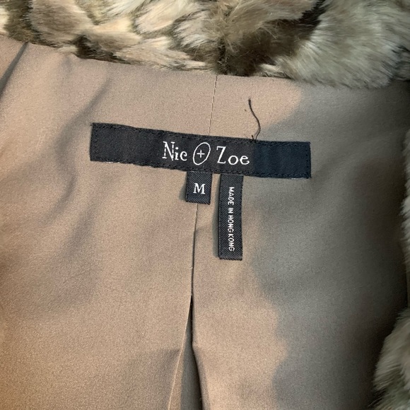 Nic + Zoe fur jacket~ perfect for Fall & Winter…..EUC! - Picture 2 of 12